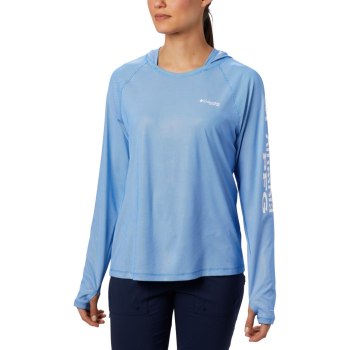 Columbia Hoodie Dames, PFG Tidal Deflector Blauw, 16PYGEKDJ